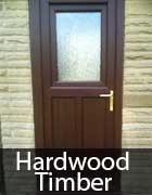 hardwood doors close up by jp windows sheffield family homes