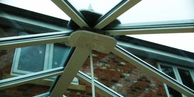 conservatories inside out view showing the internal roofline